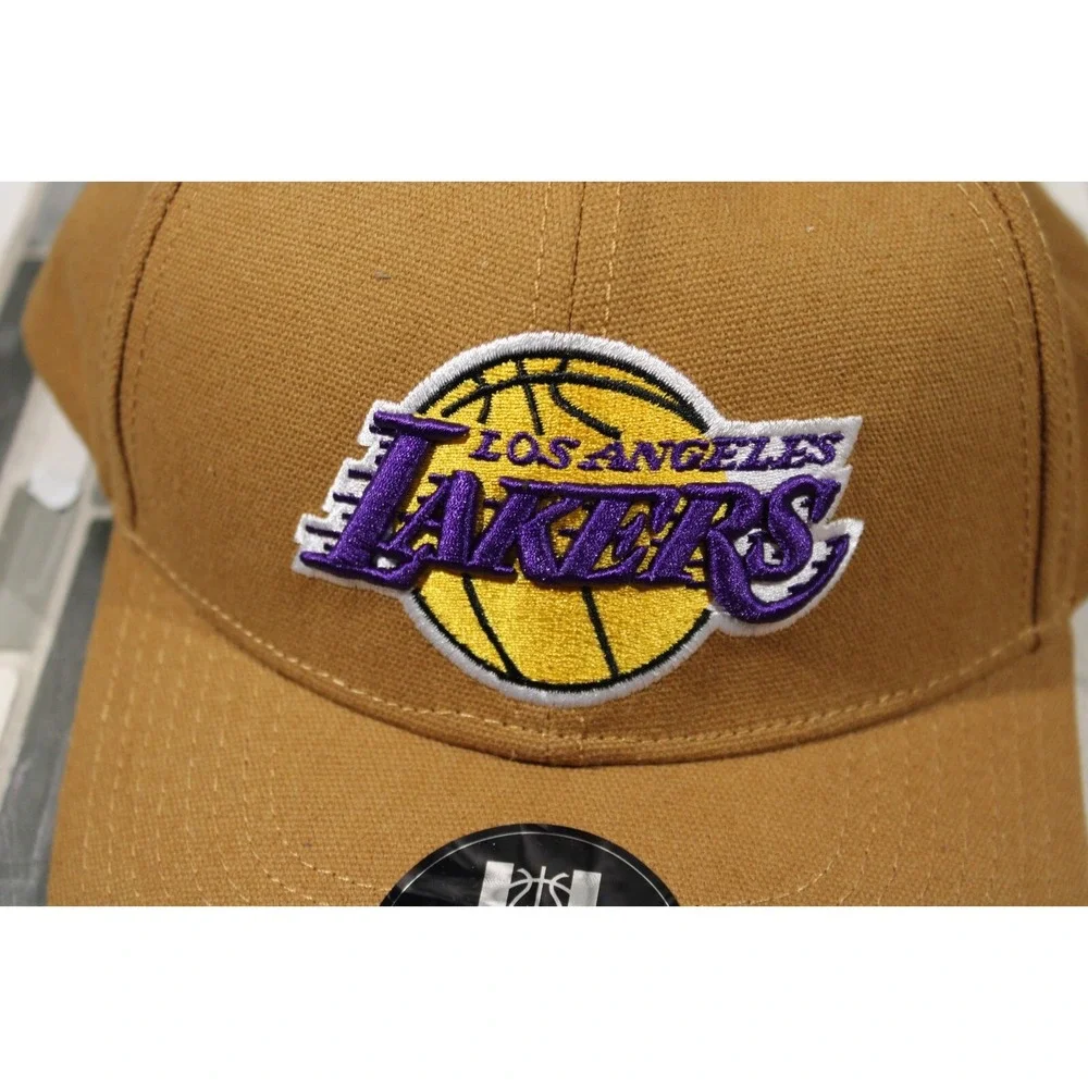 Los Angeles Lakers NBA Ultra Game Adjustable Strapback Hat-Mustard Brown